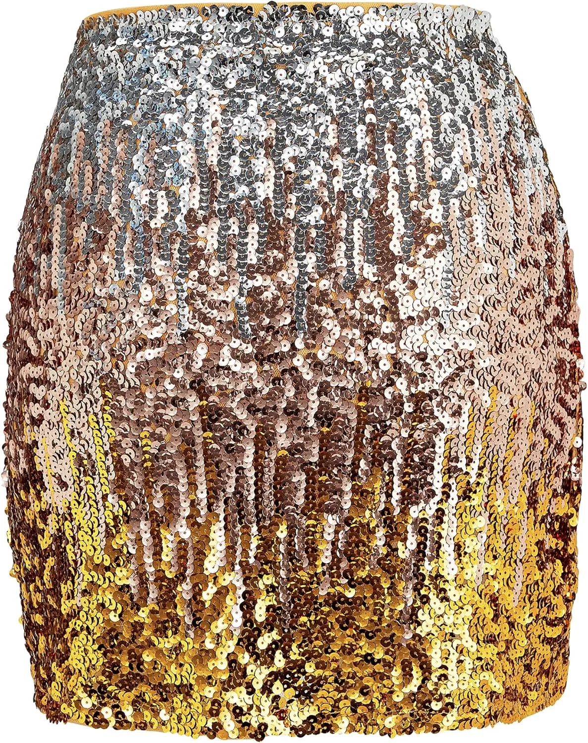 American Trends Sequin Skirt for Women Sparkly Pencil Mini Skirts Women's Glitter Skirt