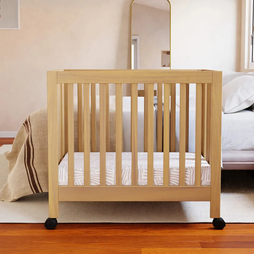 Babyletto Origami Mini Crib - Honey
