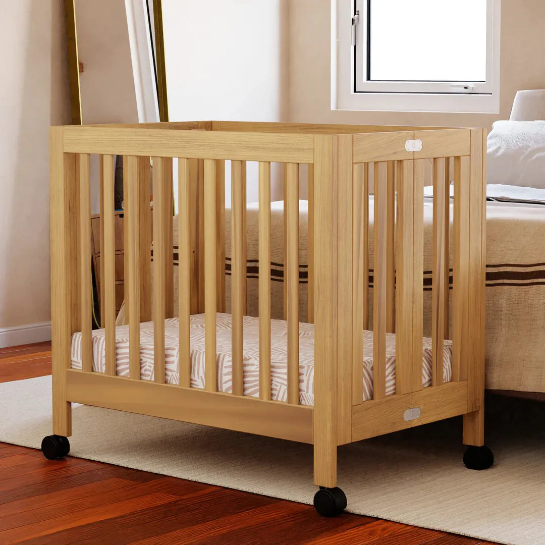 Babyletto Origami Mini Crib - Honey