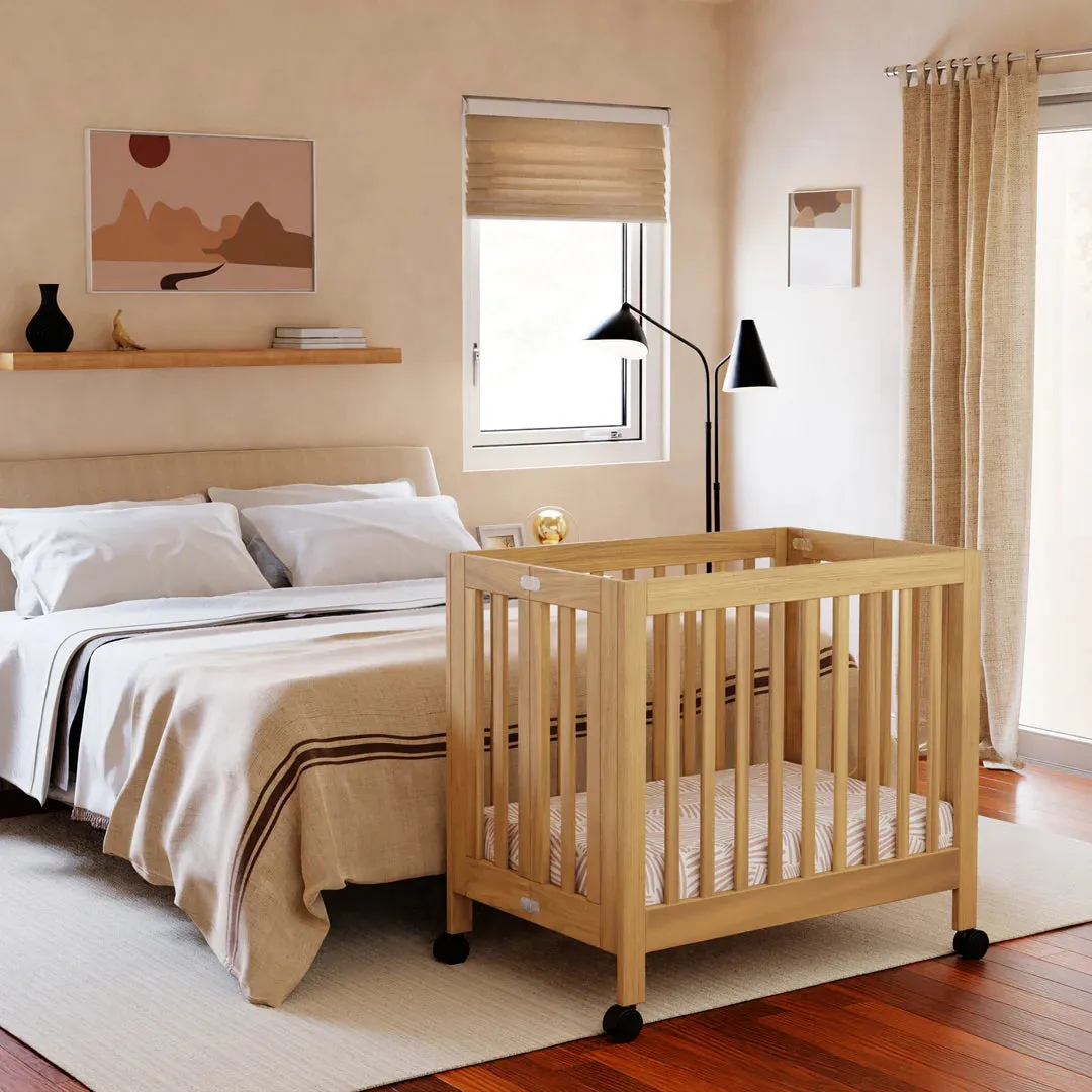 Babyletto Origami Mini Crib - Honey