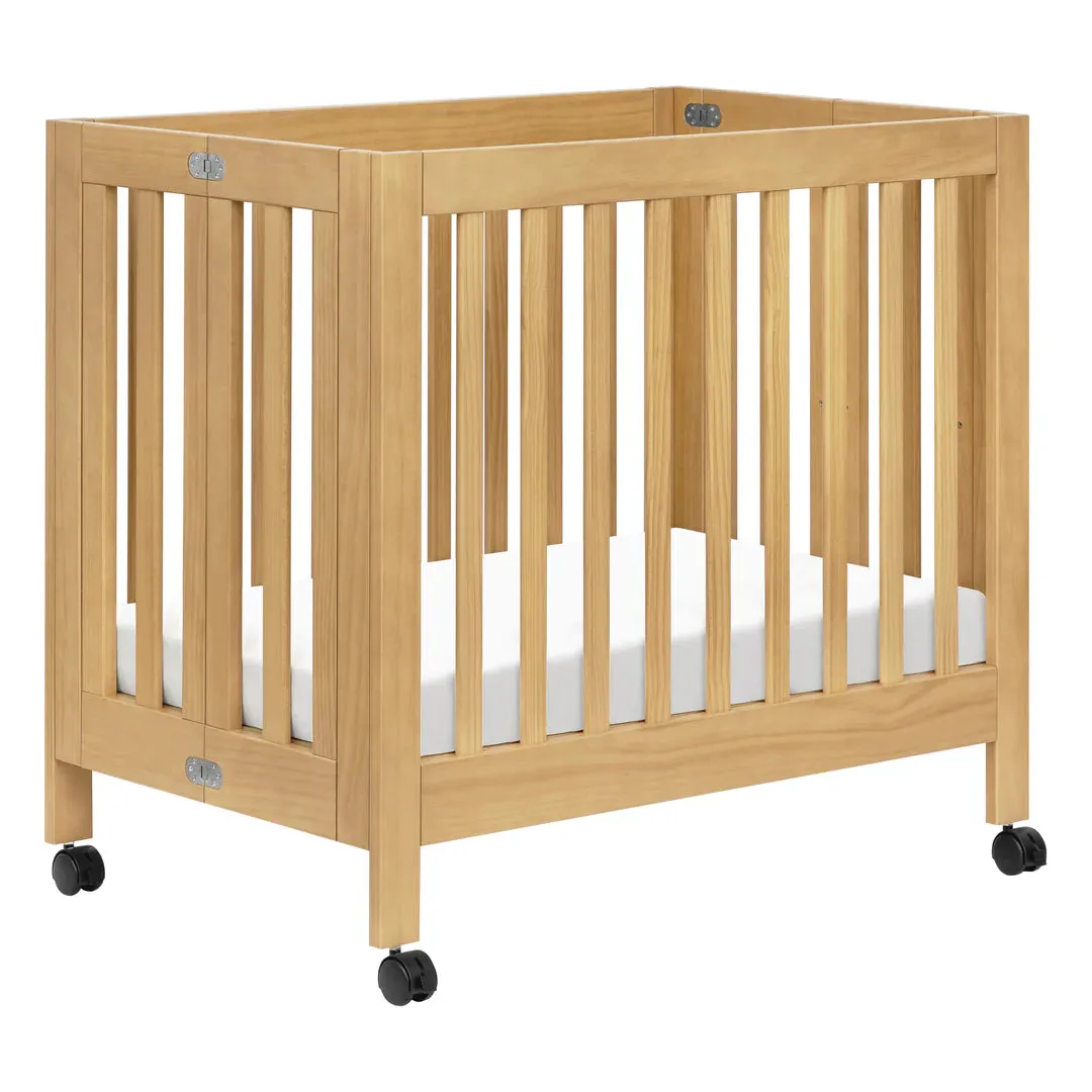 Babyletto Origami Mini Crib - Honey