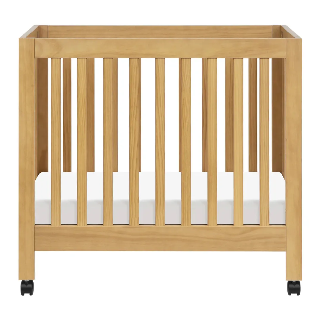Babyletto Origami Mini Crib - Honey
