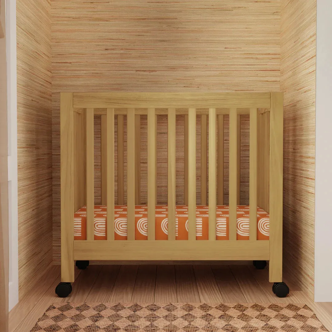 Babyletto Origami Mini Crib - Honey