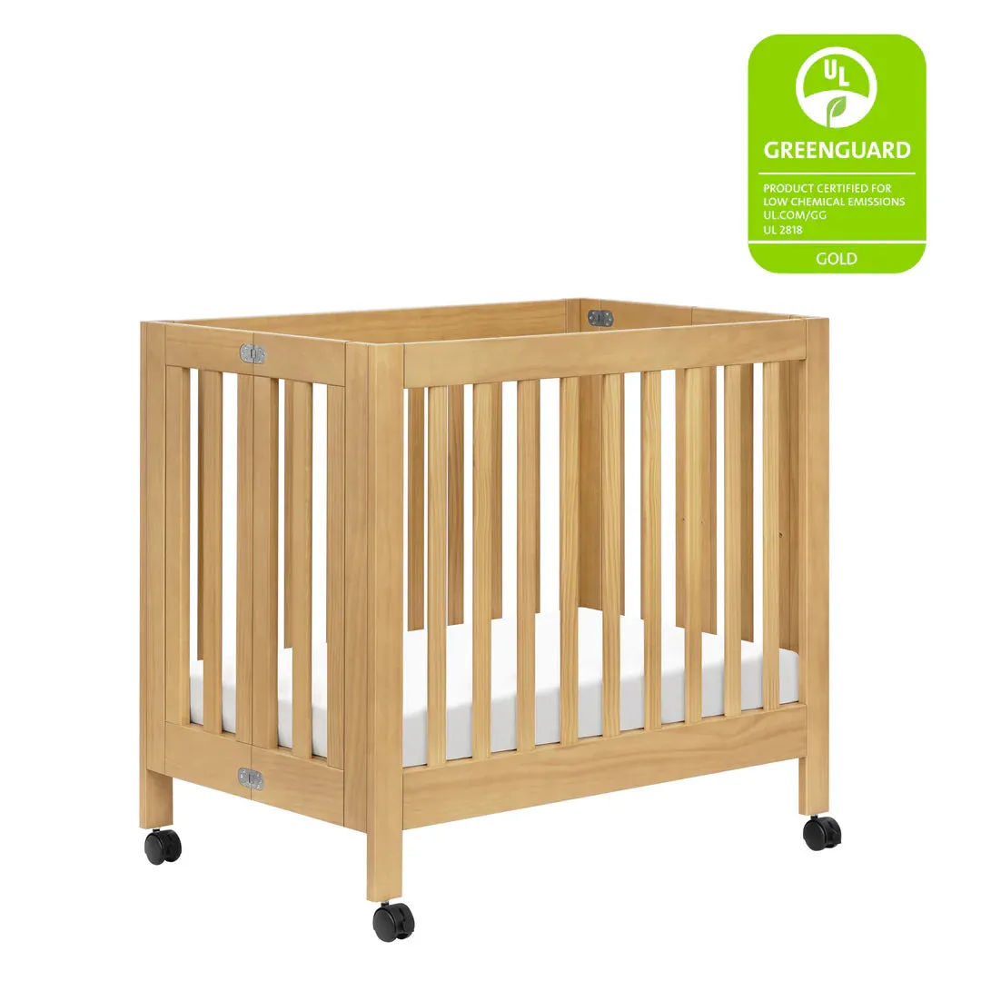 Babyletto Origami Mini Crib - Honey