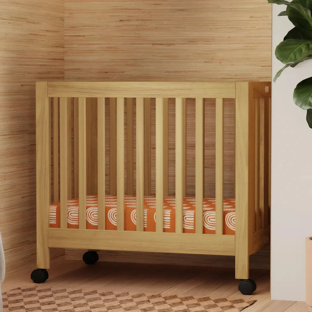 Babyletto Origami Mini Crib - Honey