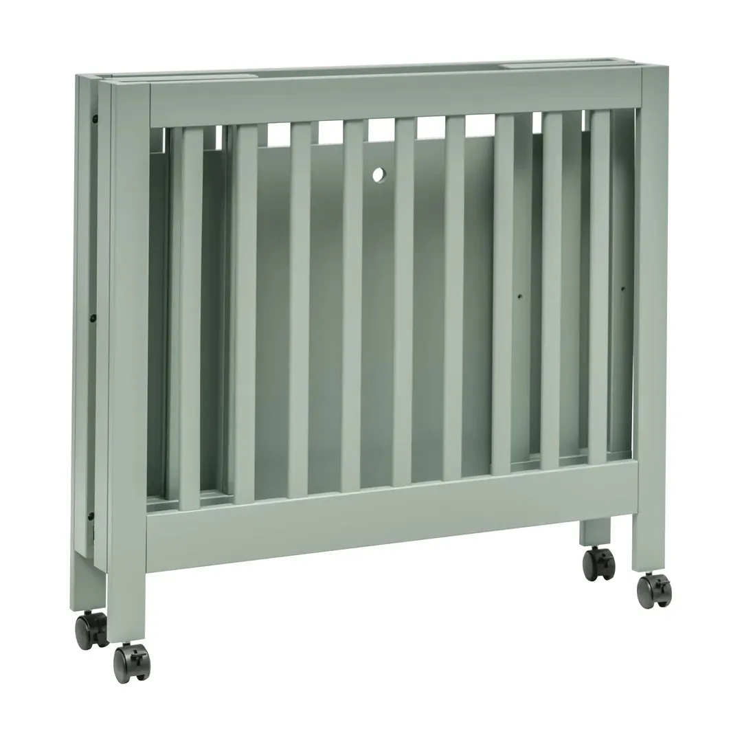 Babyletto Origami Mini Crib - Light Sage