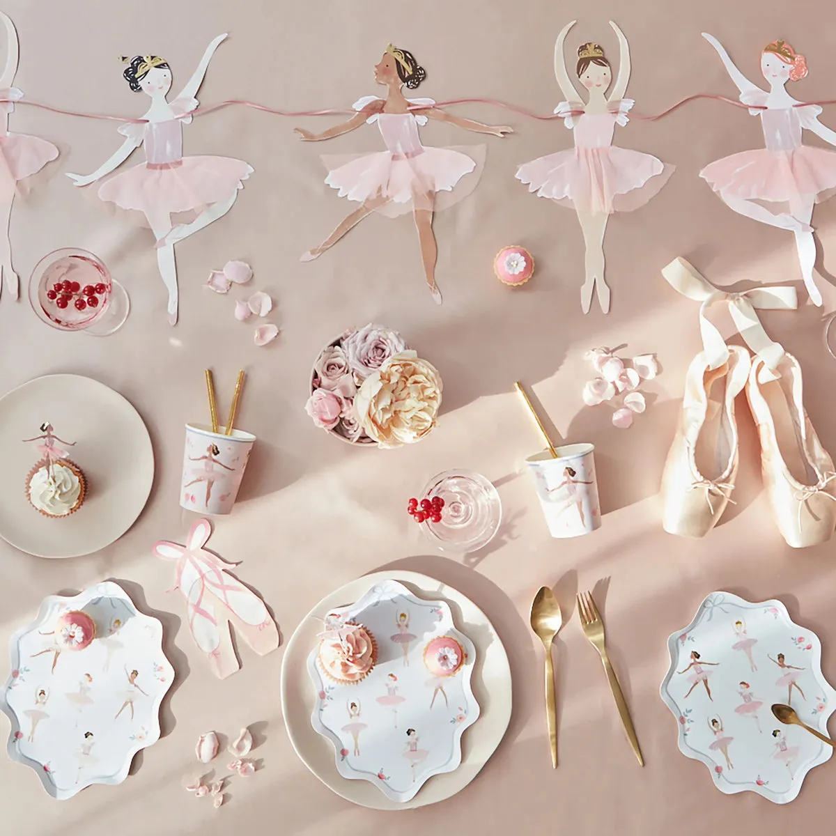 Ballerina Cupcake Kit (x 24 toppers)