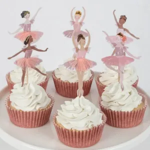 Ballerina Cupcake Kit (x 24 toppers)