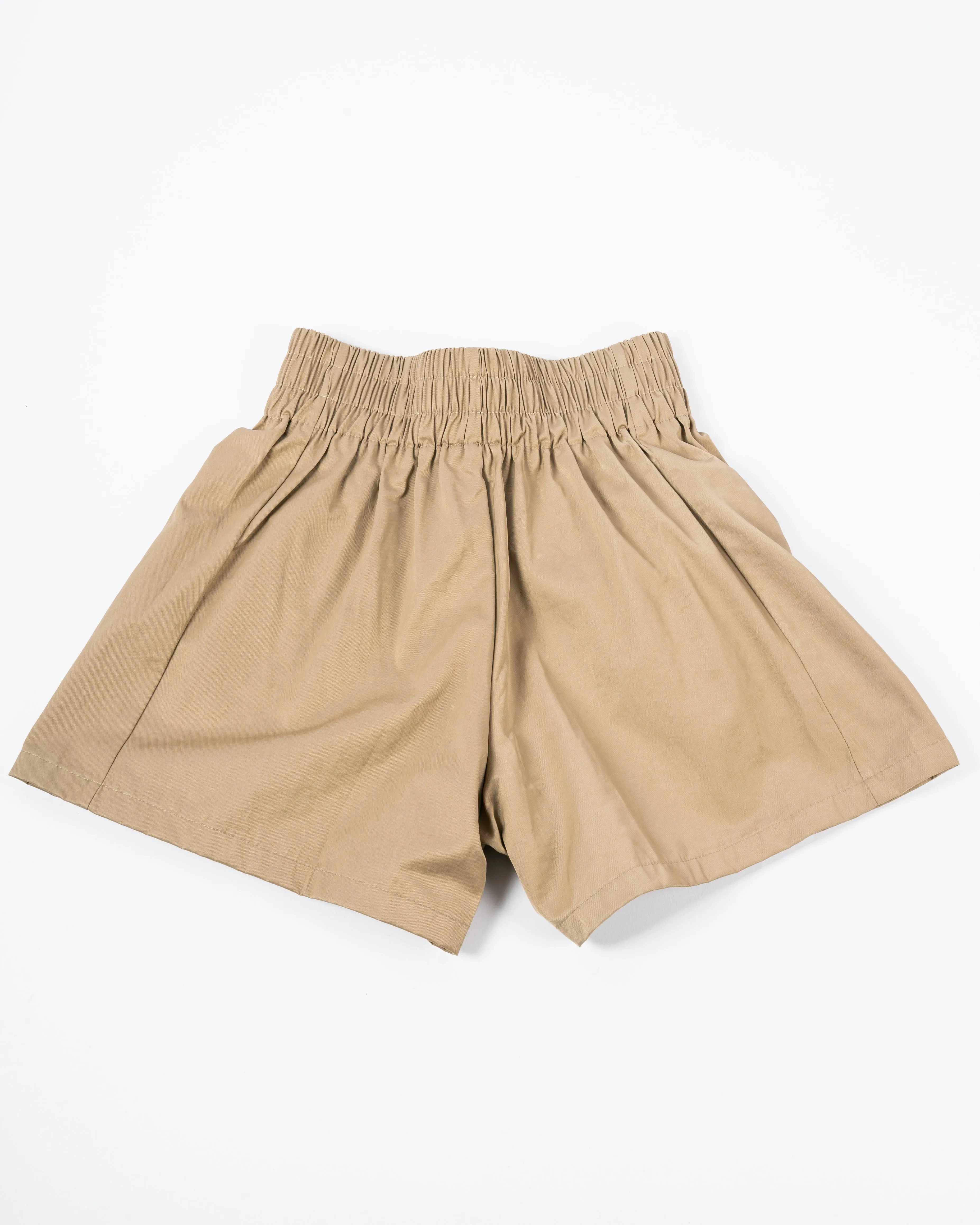 Cozy A-Line Shorts (Khaki)