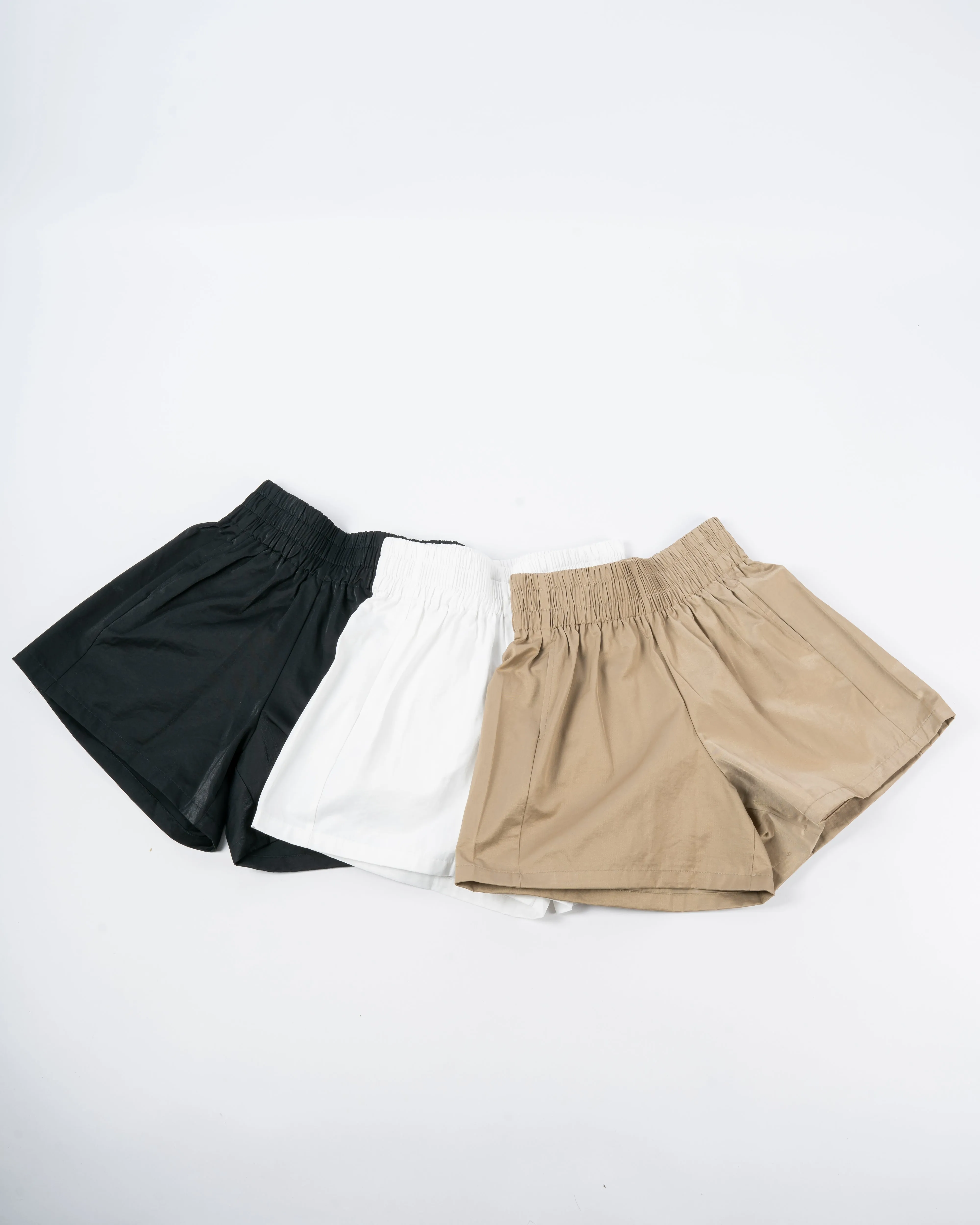 Cozy A-Line Shorts (Khaki)