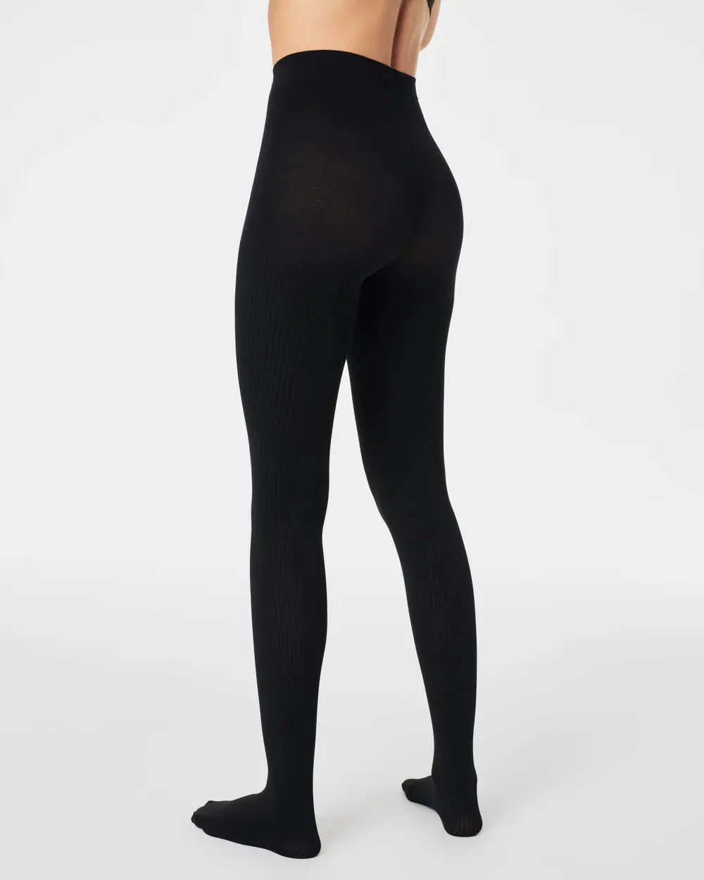 Cozy Rib Knit Shorty Tights