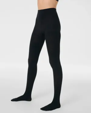 Cozy Rib Knit Shorty Tights