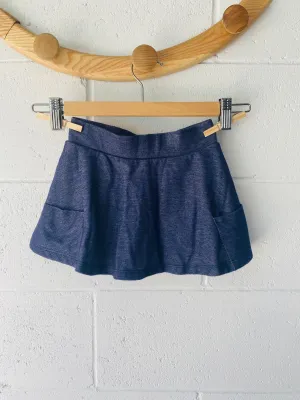 Denim Look Skort, 2 years