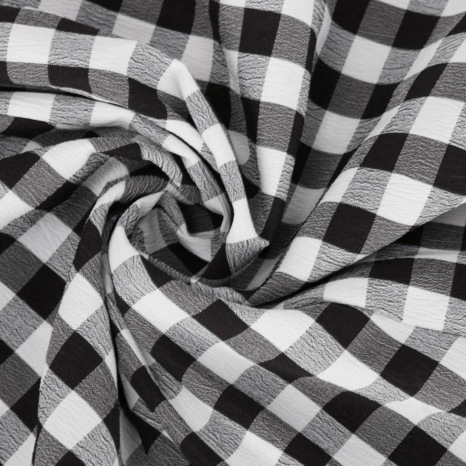 Generic Ladies Plaid High Cut Maxi Long Loose Fit Skirt for Women Chiffon 2024