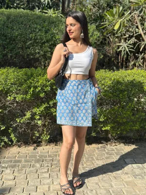 Marine Blue Skorts
