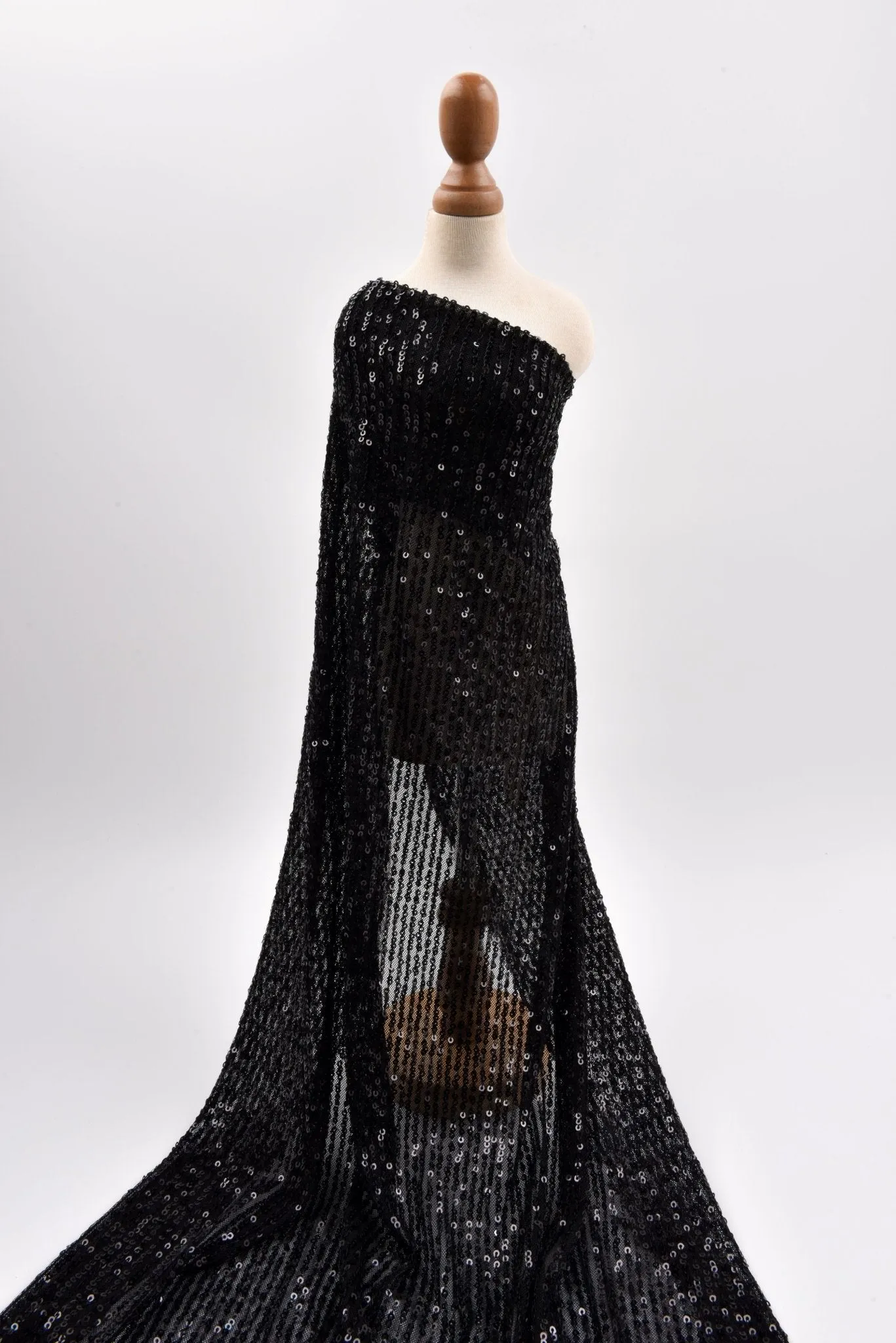 Premium All Over Sequins Mesh Stretch Fabric, cocktail/party dress  - 6591
