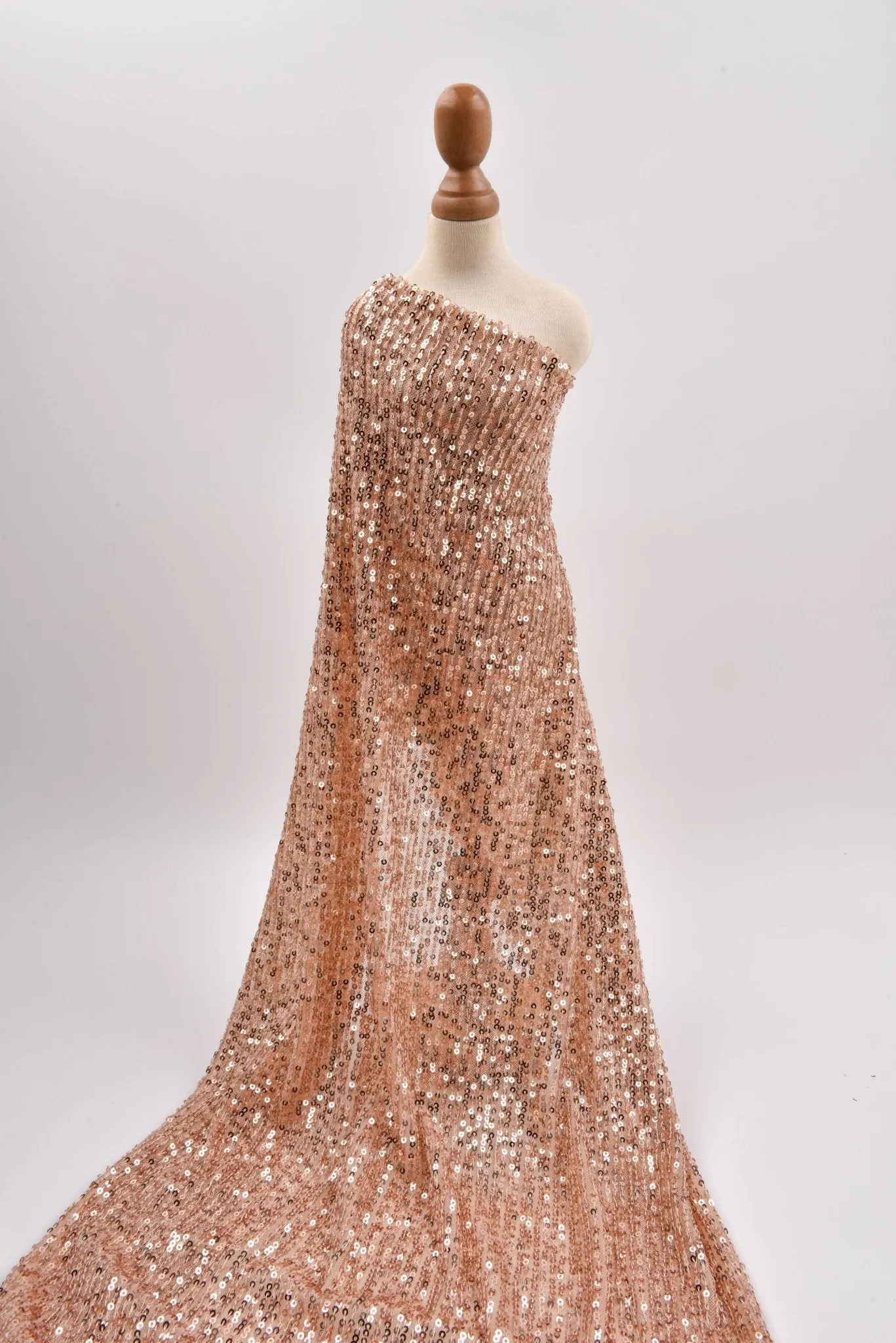 Premium All Over Sequins Mesh Stretch Fabric, cocktail/party dress  - 6591
