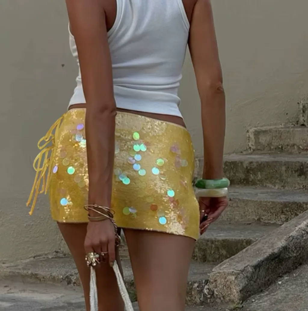 RIRI SEQUIN MINI SKIRT
