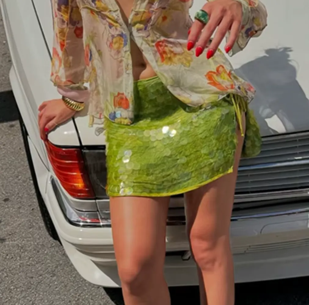 RIRI SEQUIN MINI SKIRT