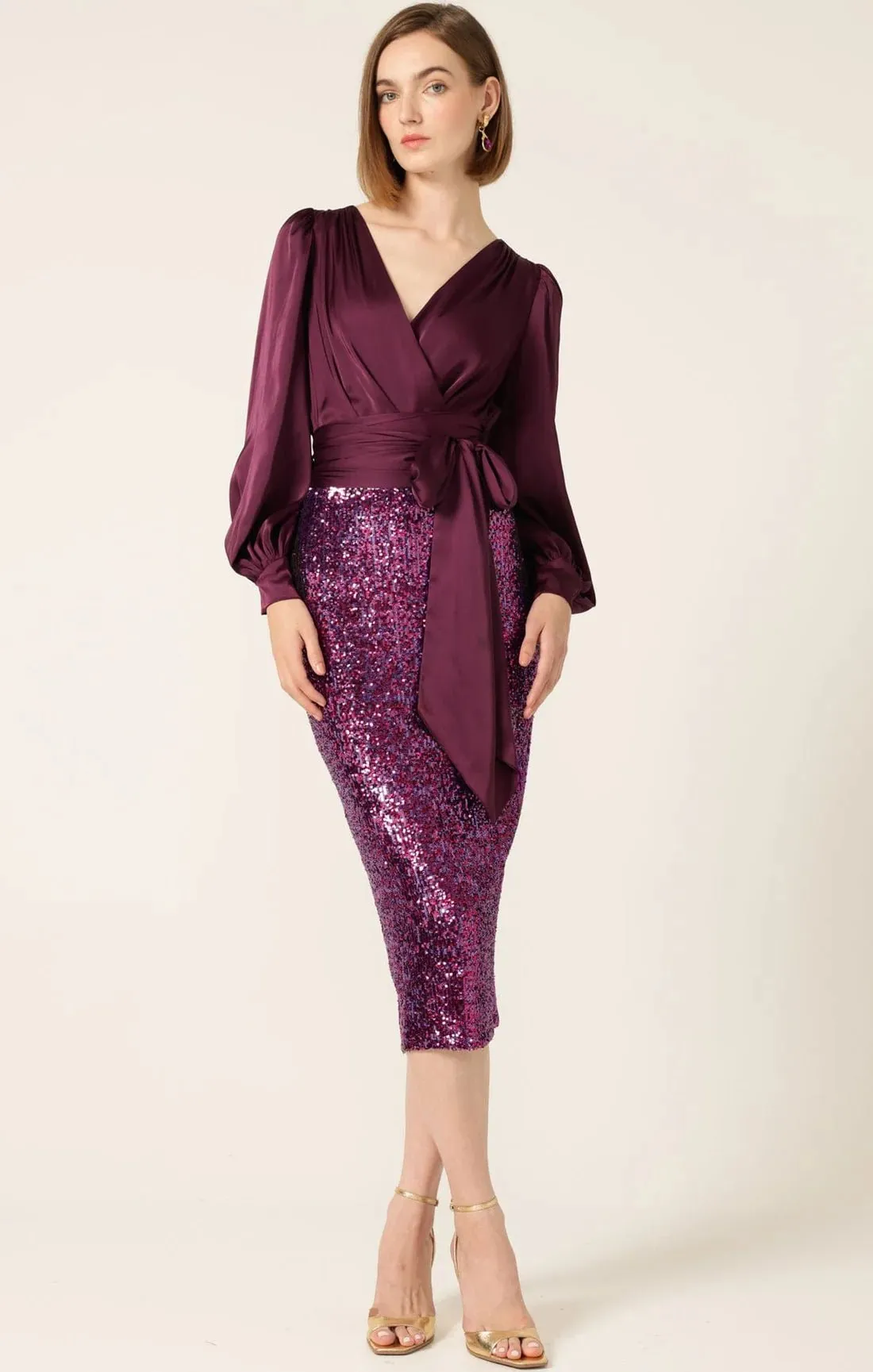 Sequin Stretch Skirt