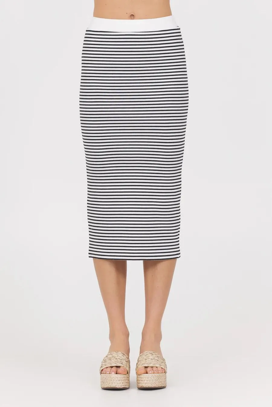 Striped Knit Skirt