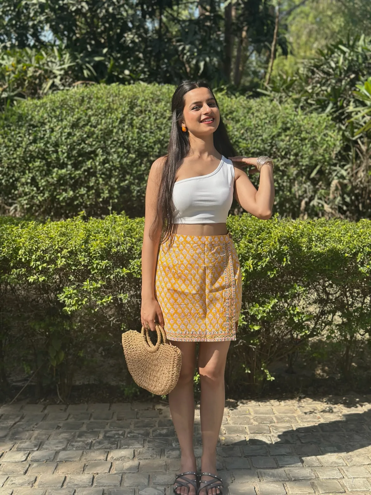 Tan Yellow Skorts