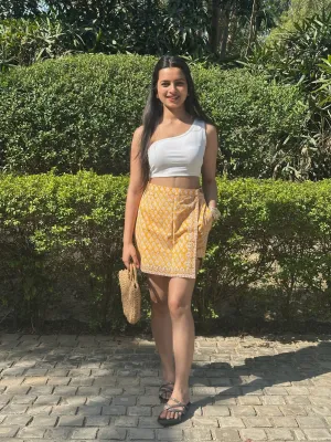 Tan Yellow Skorts
