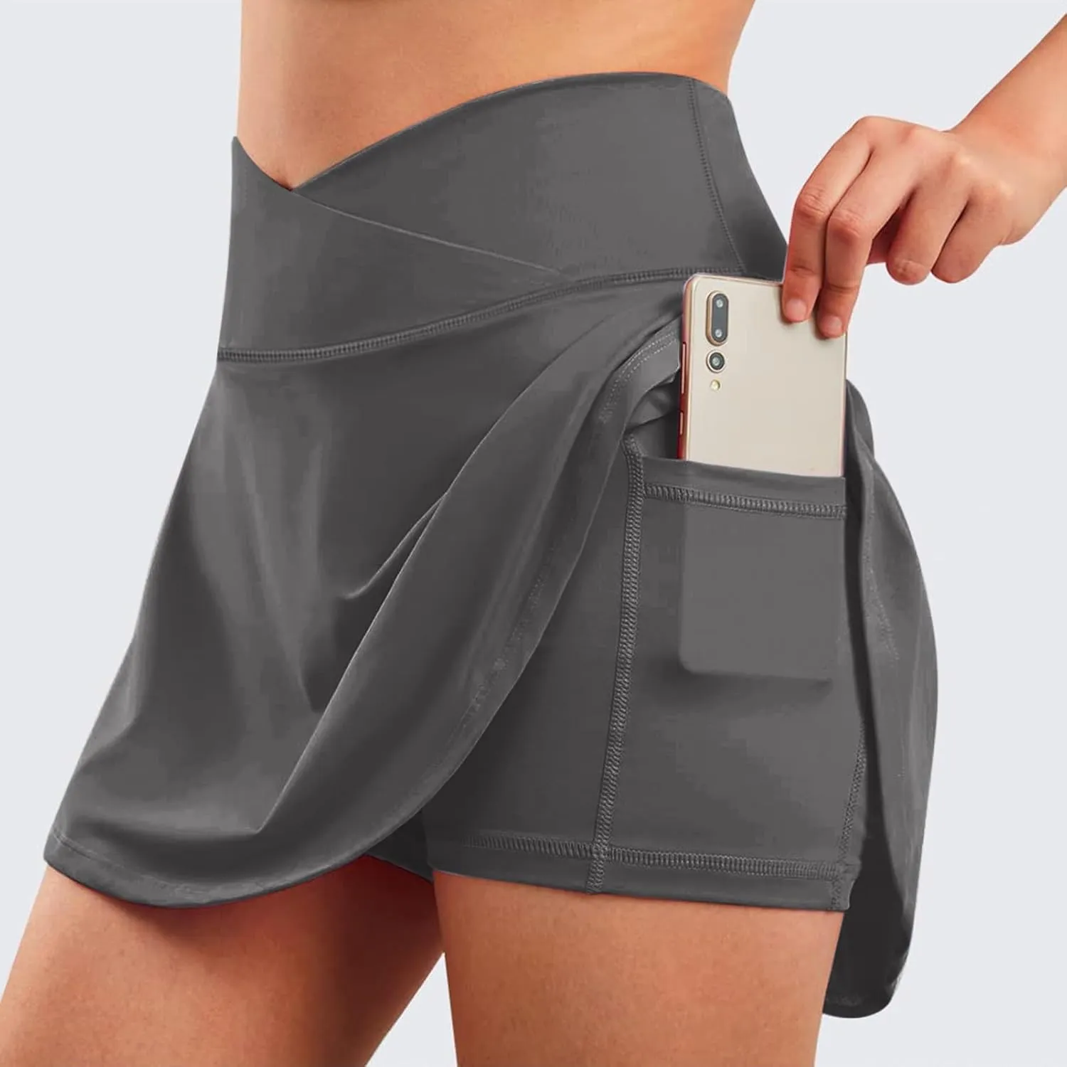 Tennis Golf Skirts for Women High Waisted A Line Mini Athletic Skorts Sports Running Casual Inner Shorts with Pockets