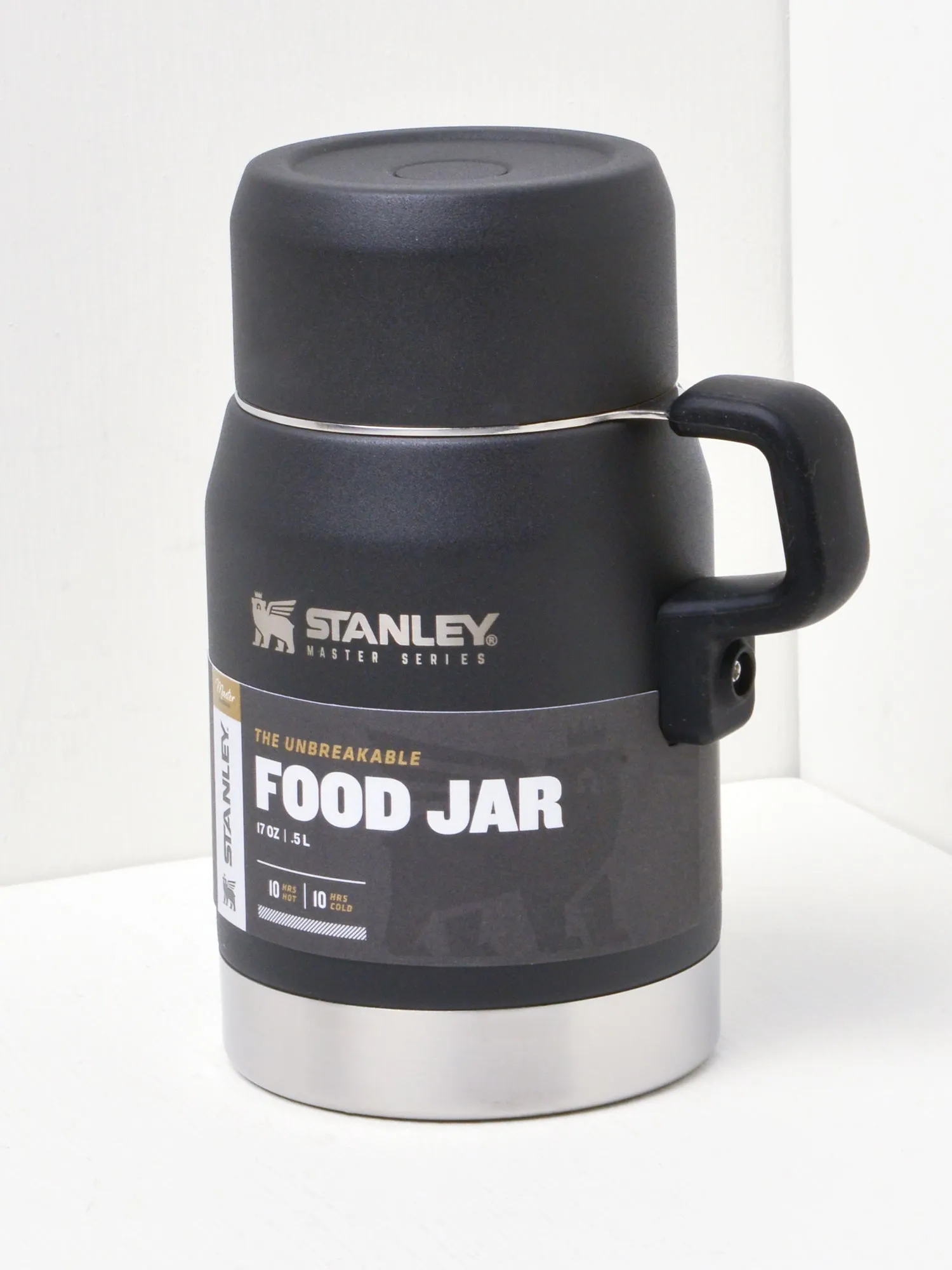 The Unbreakable Food Jar 17OZ / .5L, Foundry Black