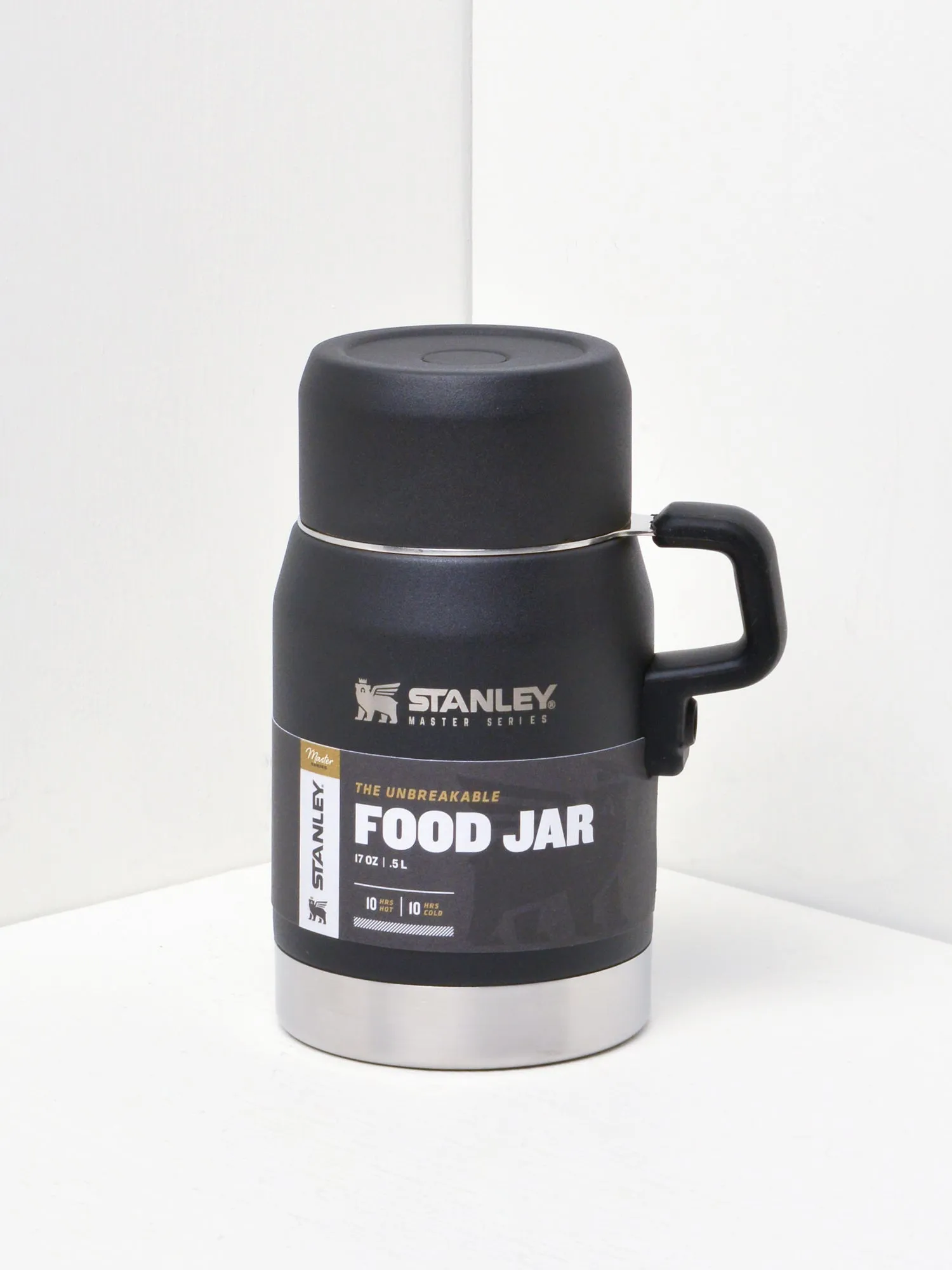 The Unbreakable Food Jar 17OZ / .5L, Foundry Black