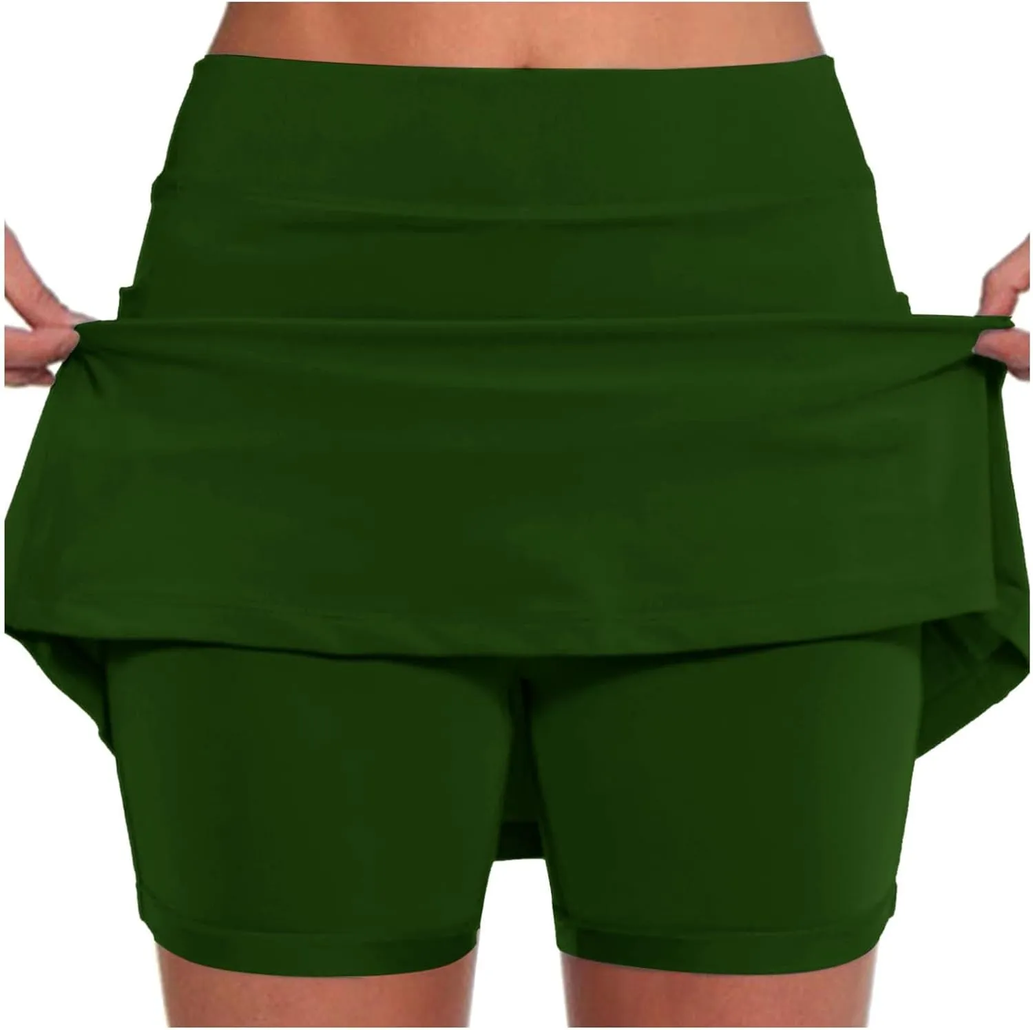 Women Skorts with Pockets Golf Tennis Skirt High Waisted Athletic Skort Casual Summer Mini Skirt with Shorts